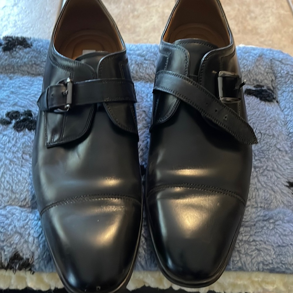Steve Madden buckle dress shoes in leather
